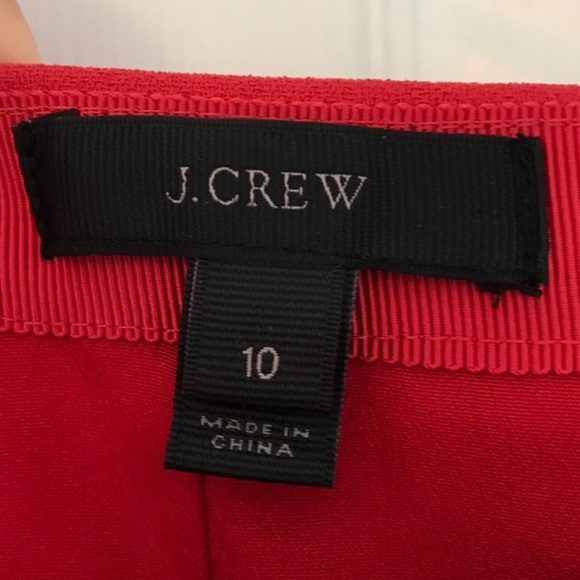 J.Crew Flutter Mini Skirt - Red - Picture 6 of 6